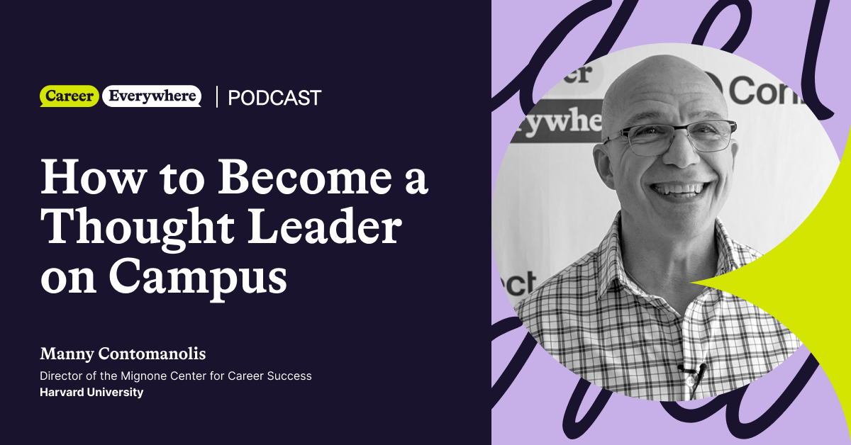 How to Become a Thought Leader on Campus