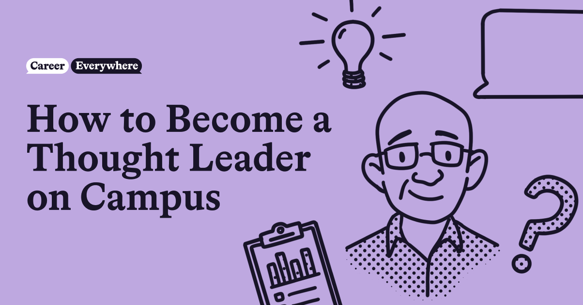 How Career Services Professionals Can Become Thought Leaders on Campus